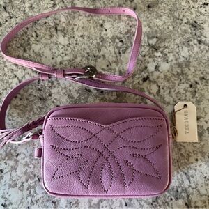 Tecovas Flower Mini Crossbody in Orchid NWT